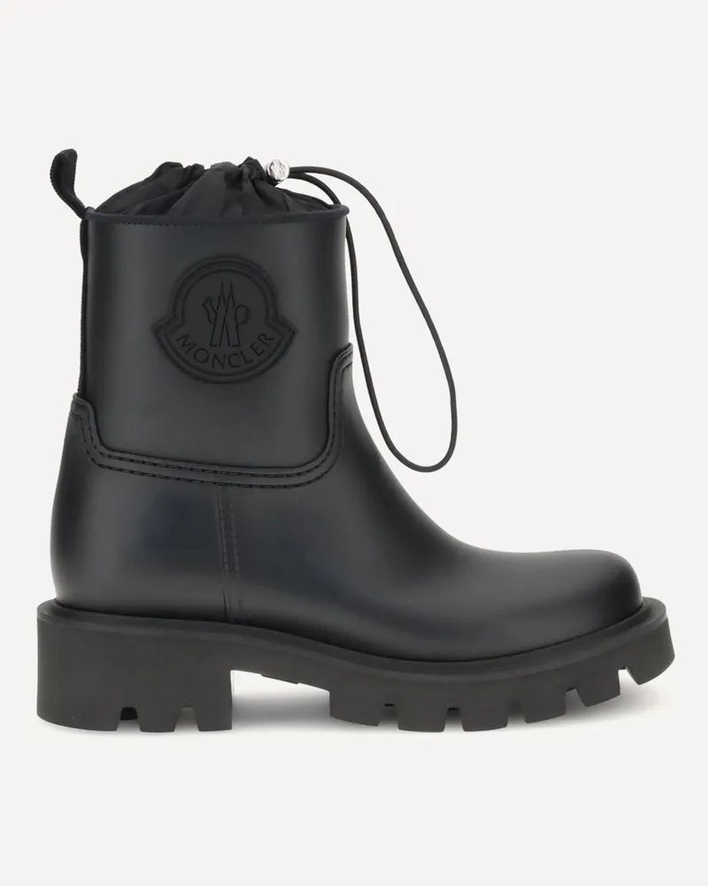 Moncler Kickstream rubber Boots Female Black