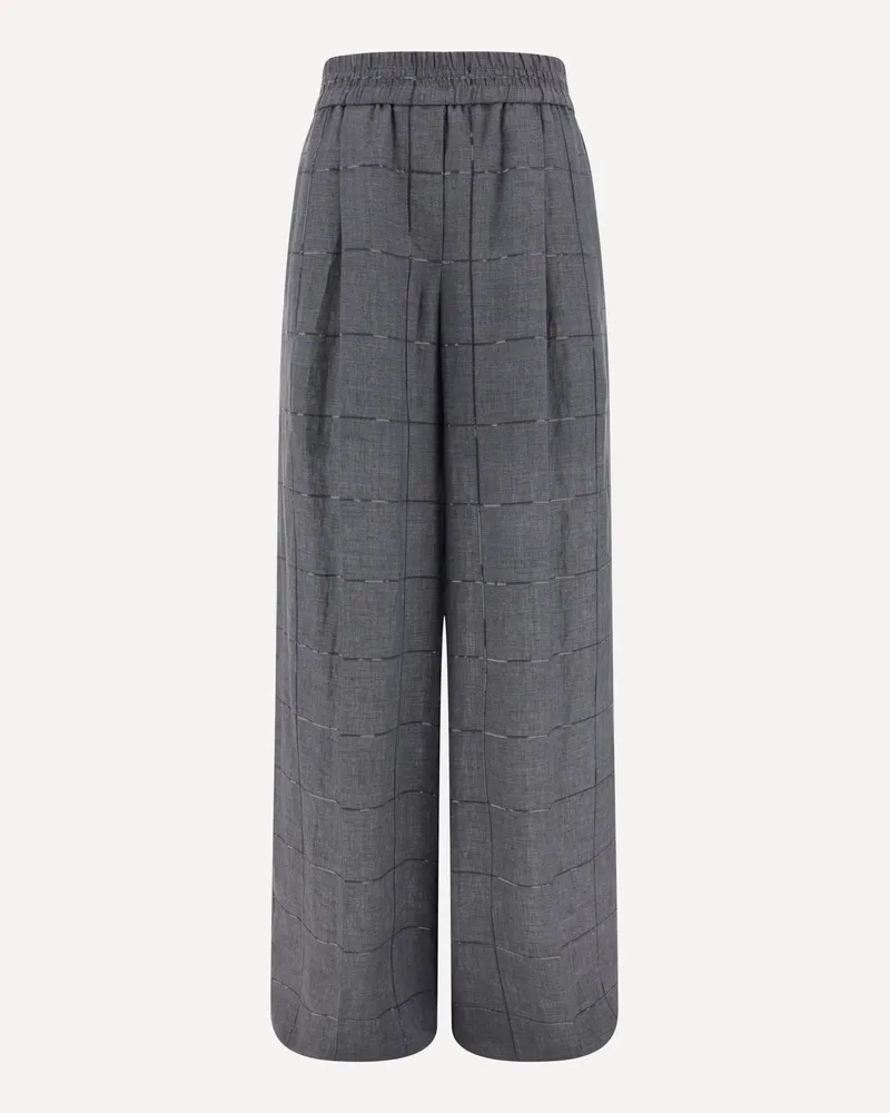 Brunello Cucinelli Pants Female Grey