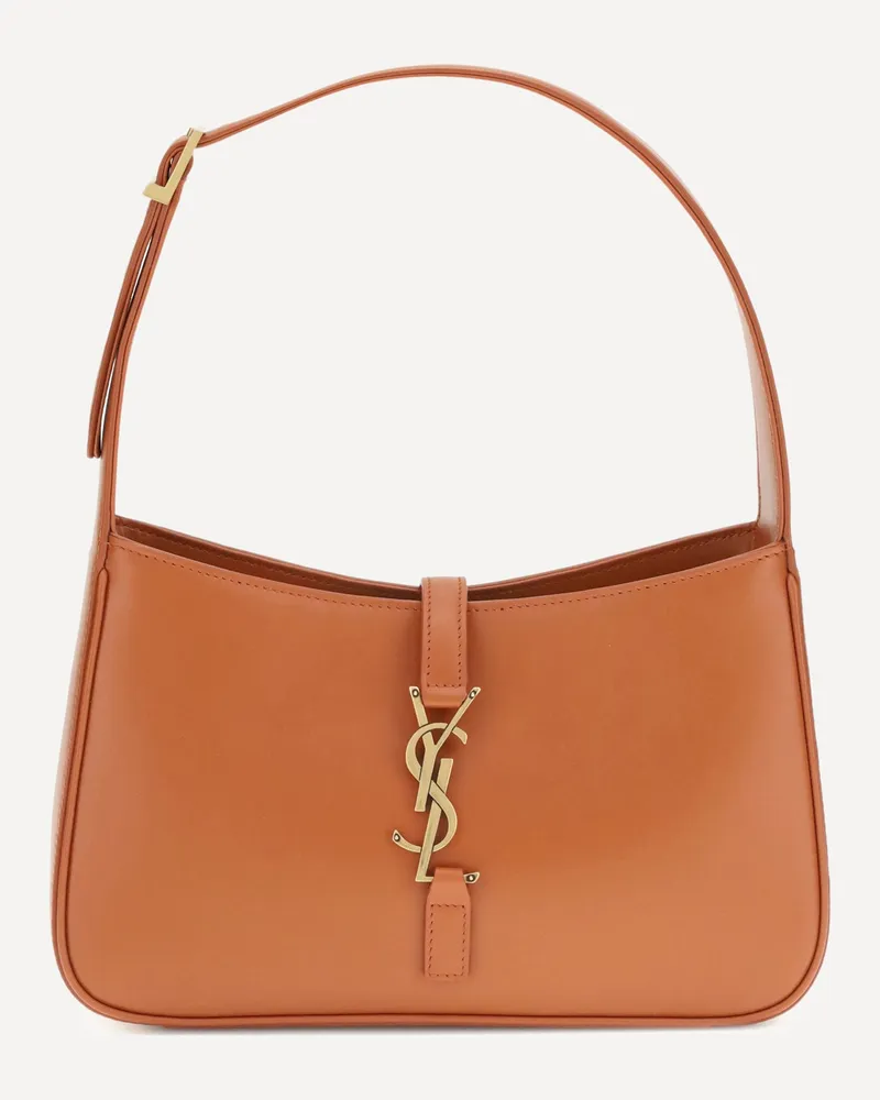 Saint Laurent Hobo Shoulder Bag Female Orange