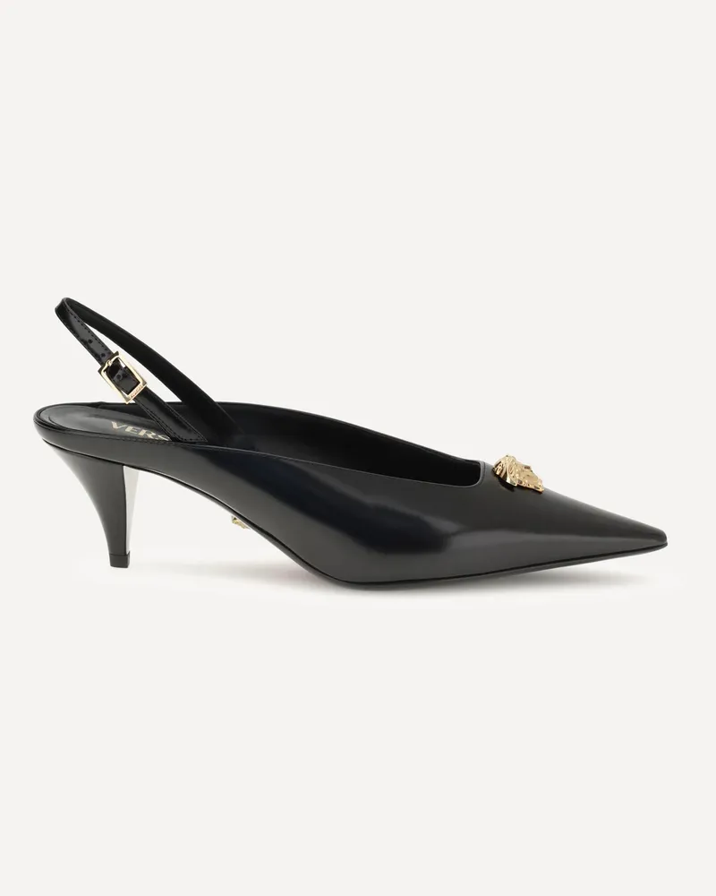 Versace La Medusa slingback Pumps Female Black