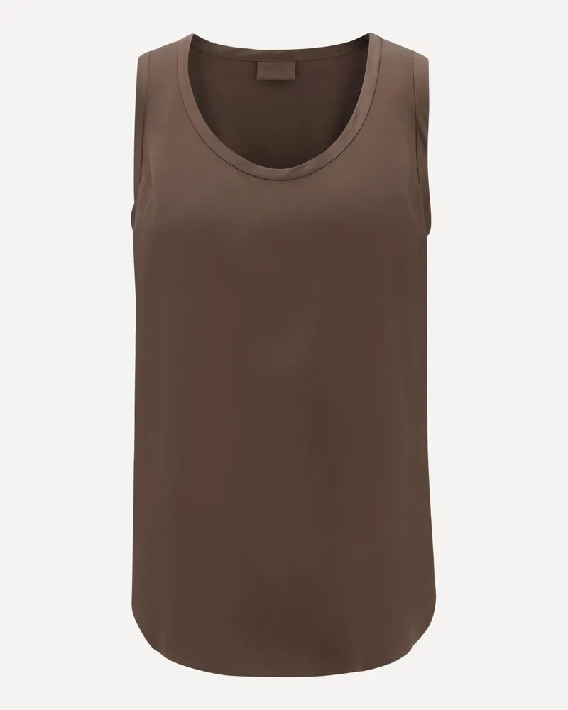 Brunello Cucinelli Silk Top Female Brown