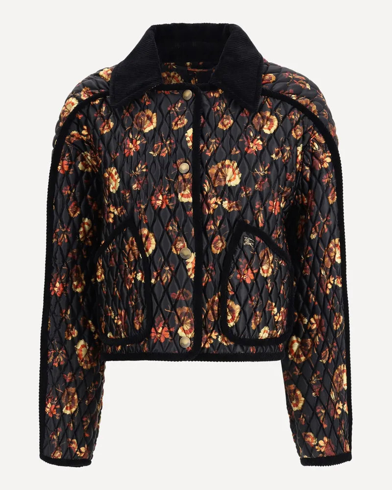 Burberry Floriston Quilted Jacket Female Black