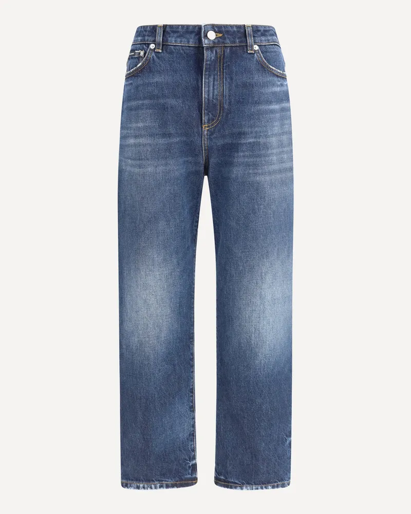Dolce & Gabbana Boyfriend Jeans Female Blue