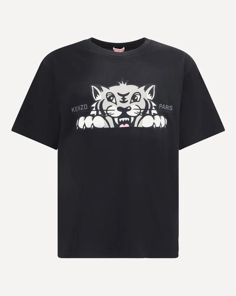 Kenzo Happy Tiger T-Shirt Male Black