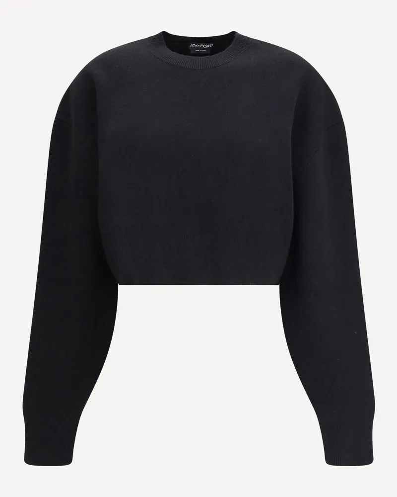 Tom Ford Tom Ford Cropped Sweatshirt Female Black