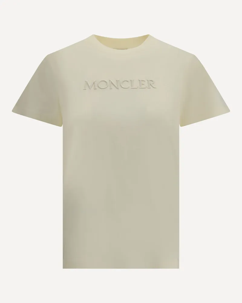 Moncler Logoed T-Shirt Female Cream