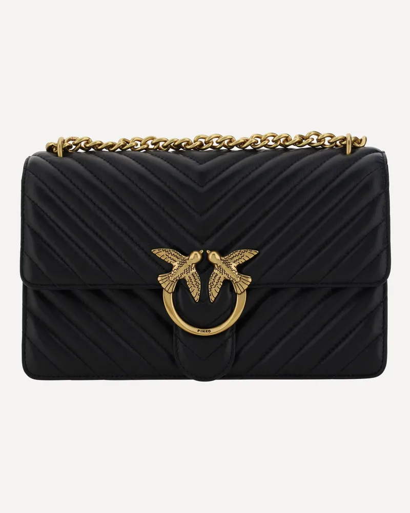 Pinko Love One Classic Shoulder Bag Female Black