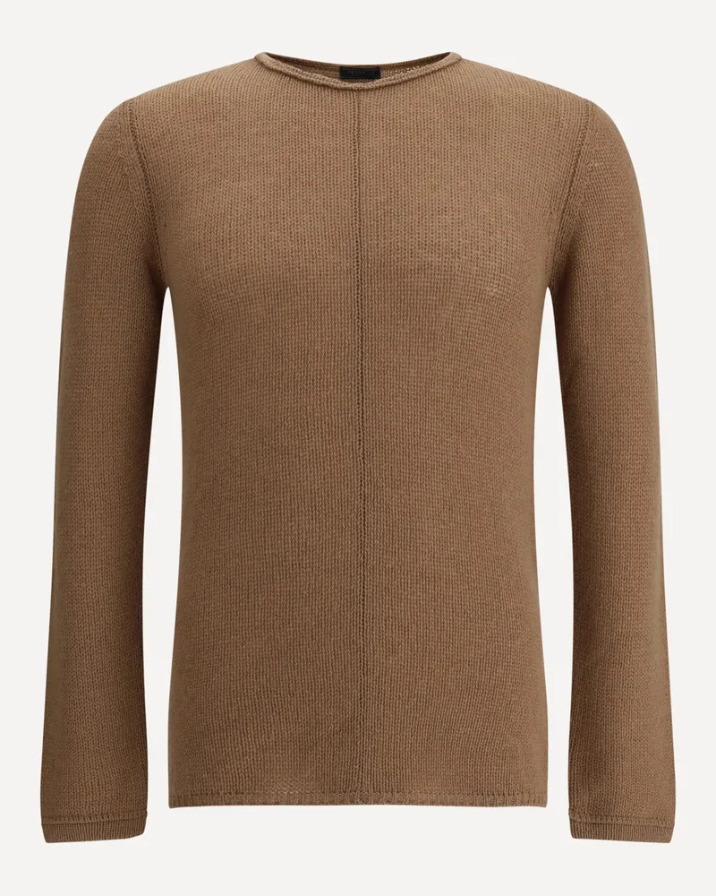 Prada Cashmere Sweater Male Brown