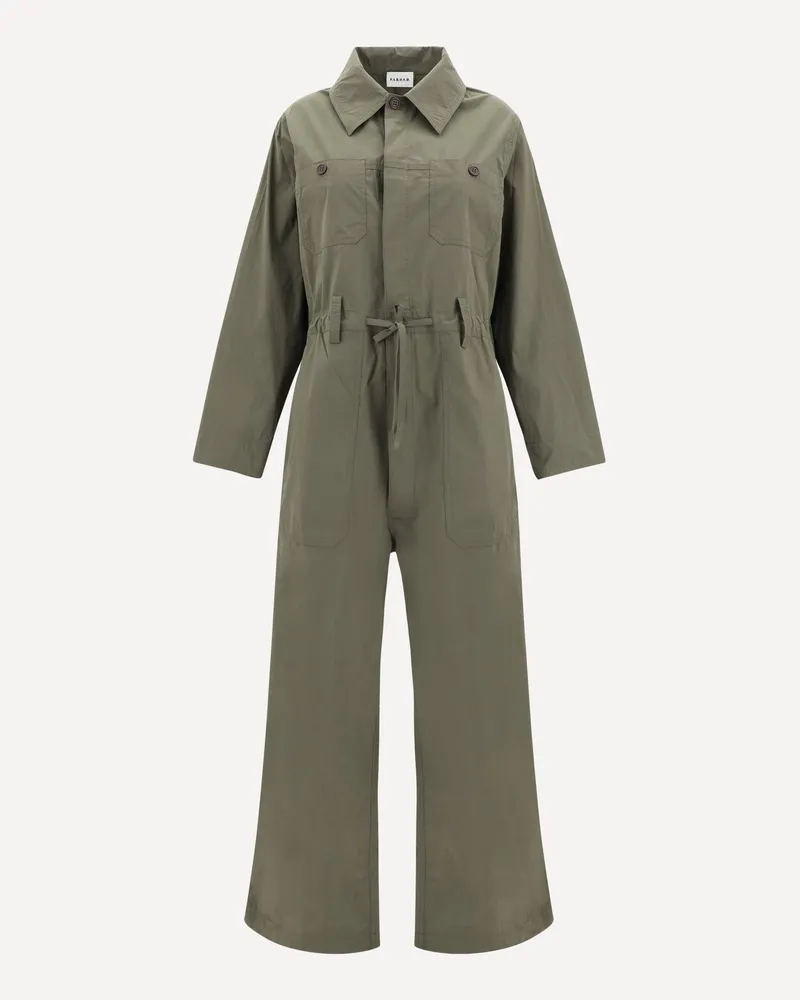 P.A.R.O.S.H. P. A.R. O.S. H. Military Green Jumpsuit Female Green