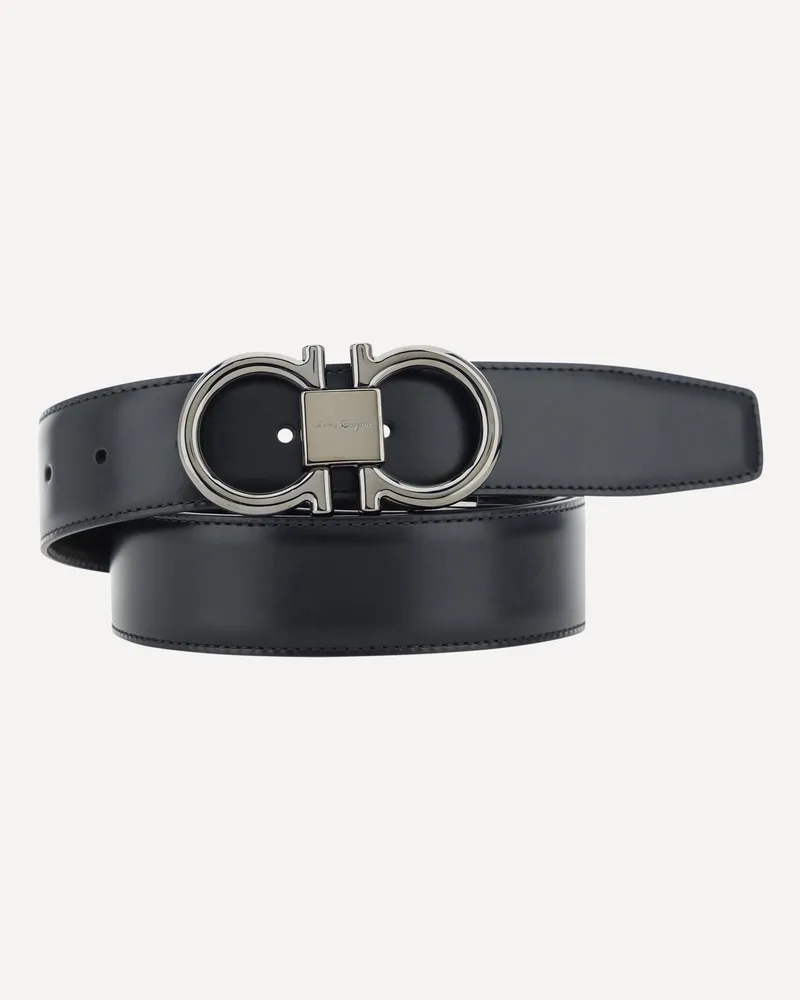 Ferragamo Gancini Belt Male Black