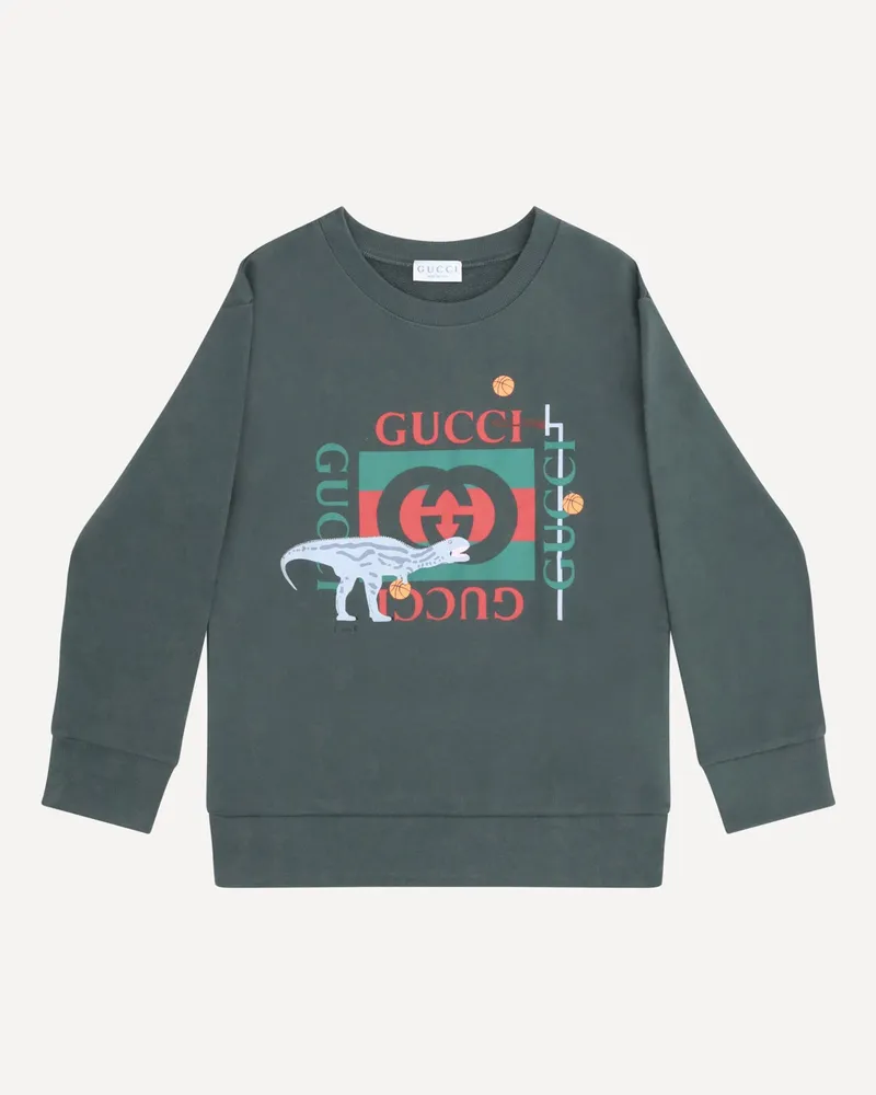 Gucci Cotton Sweatshirt for Boy Girl Green