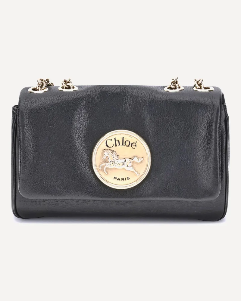 Chloé Heritage Shoulder Bag Female Black