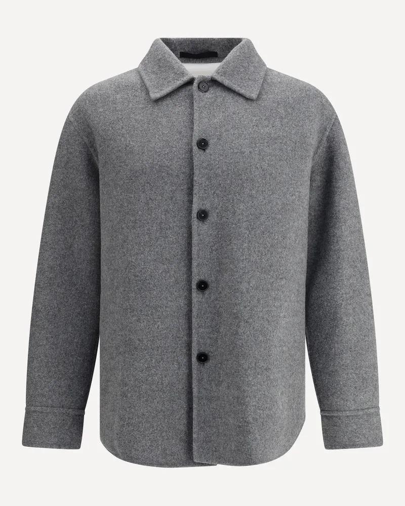 Jil Sander Shirt Jacket Male Grey