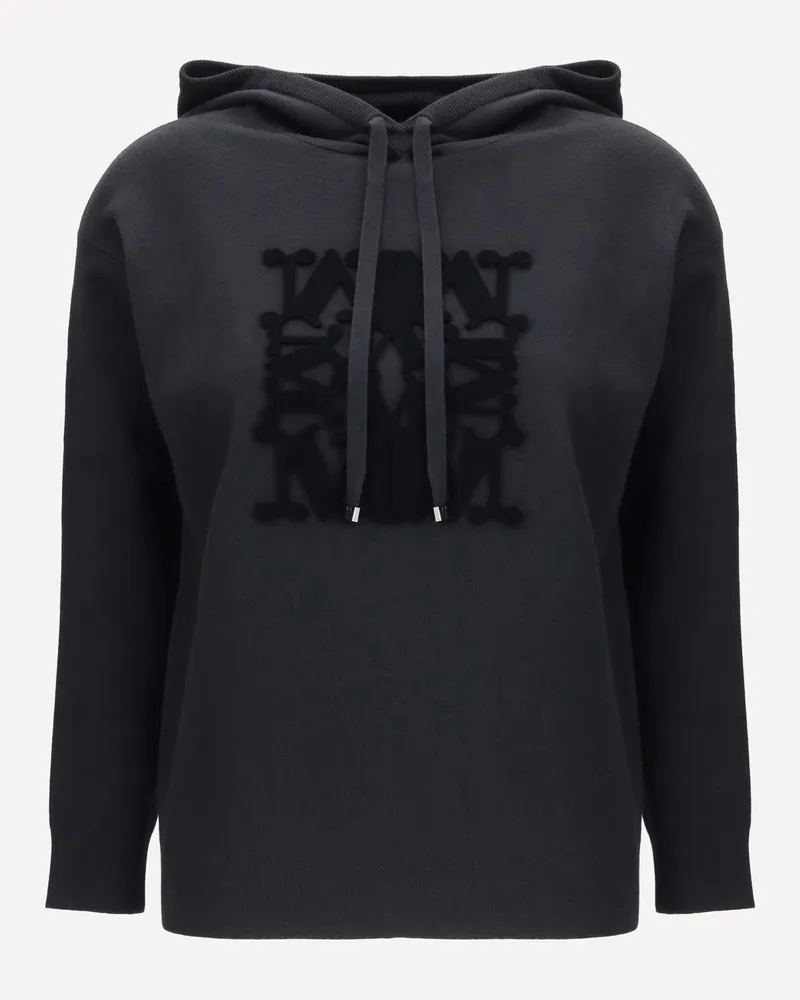 Max Mara Taddeo's Hoodie in wool Female Black