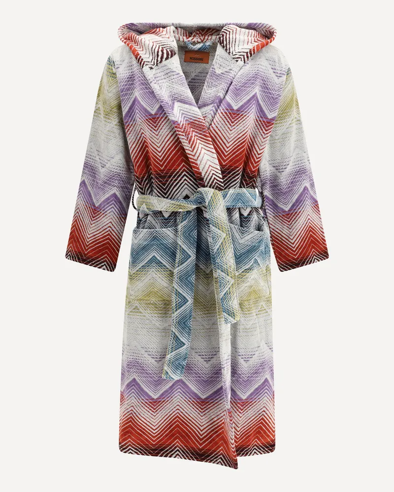 Missoni Marea hooded Bathrobe unisex Multicolour