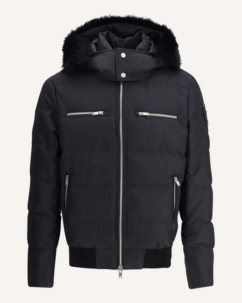 Moose Knuckles Cloud Bomber Neoshear down Jacket Male Black