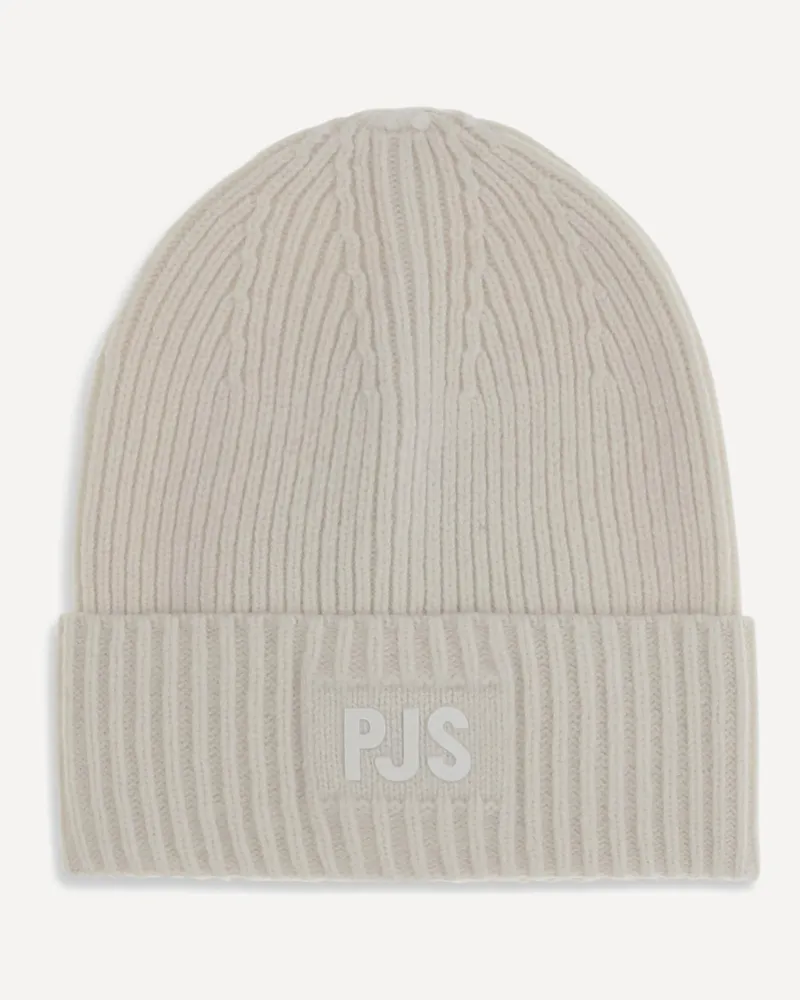 Parajumpers Ribbed Beanie Hat Male White