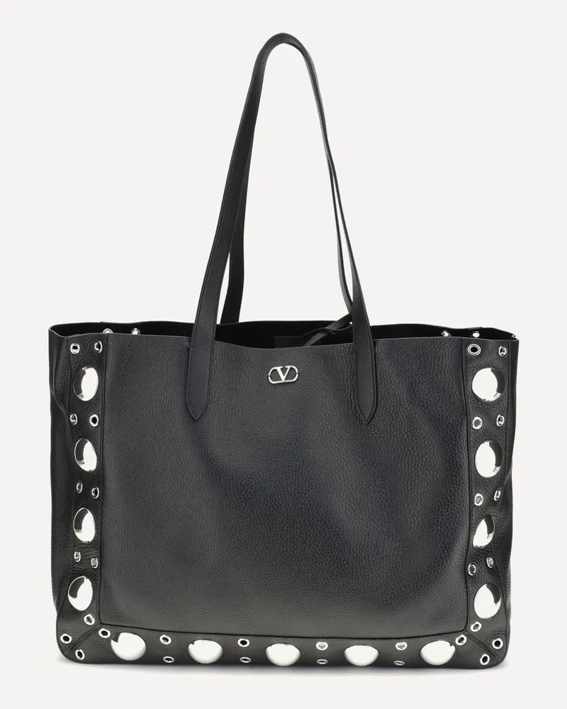 Valentino Garavani Nellcôte large Tote Bag Male Black