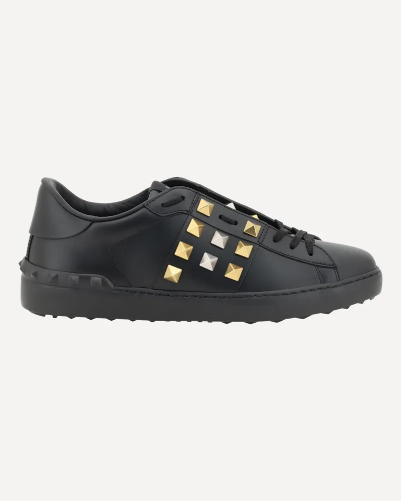 Valentino Garavani Rockstud Sneakers Male Black