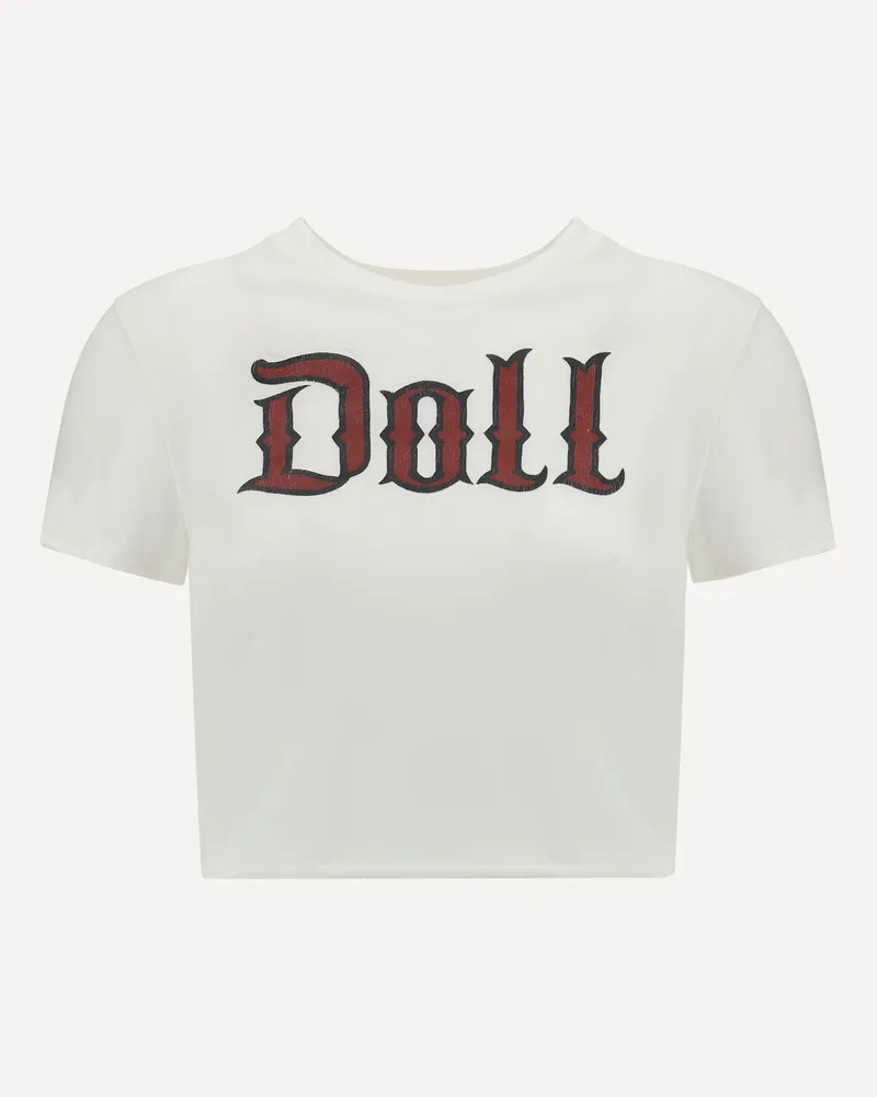 Dolce & Gabbana Printed Jersey T-shirt Female White