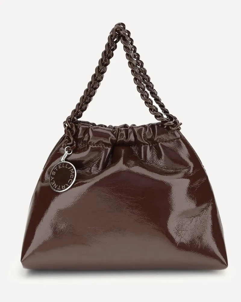 Stella McCartney Patent Falabella Shoulder Bag Female Brown
