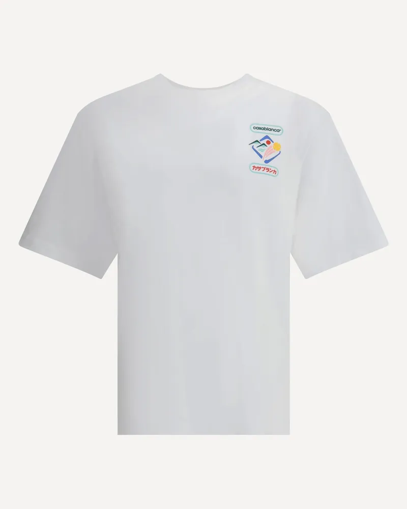 Casablanca Paris Casablanca Montagne Sportif T-Shirt Male White