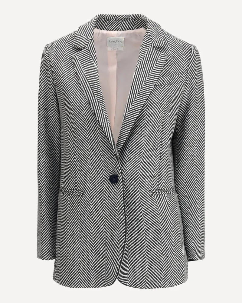 forte_forte FORTE_FORTE Chic Chevron Wool Jacket Female Multicolour
