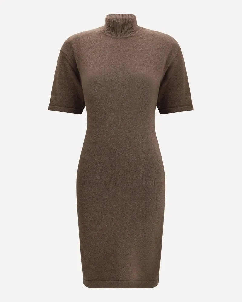 Jacquemus Red Knitted Dress Female Brown
