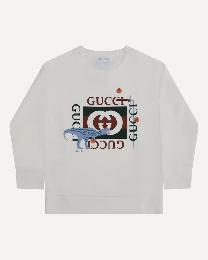 Gucci Cotton Sweatshirt for Boy Girl White