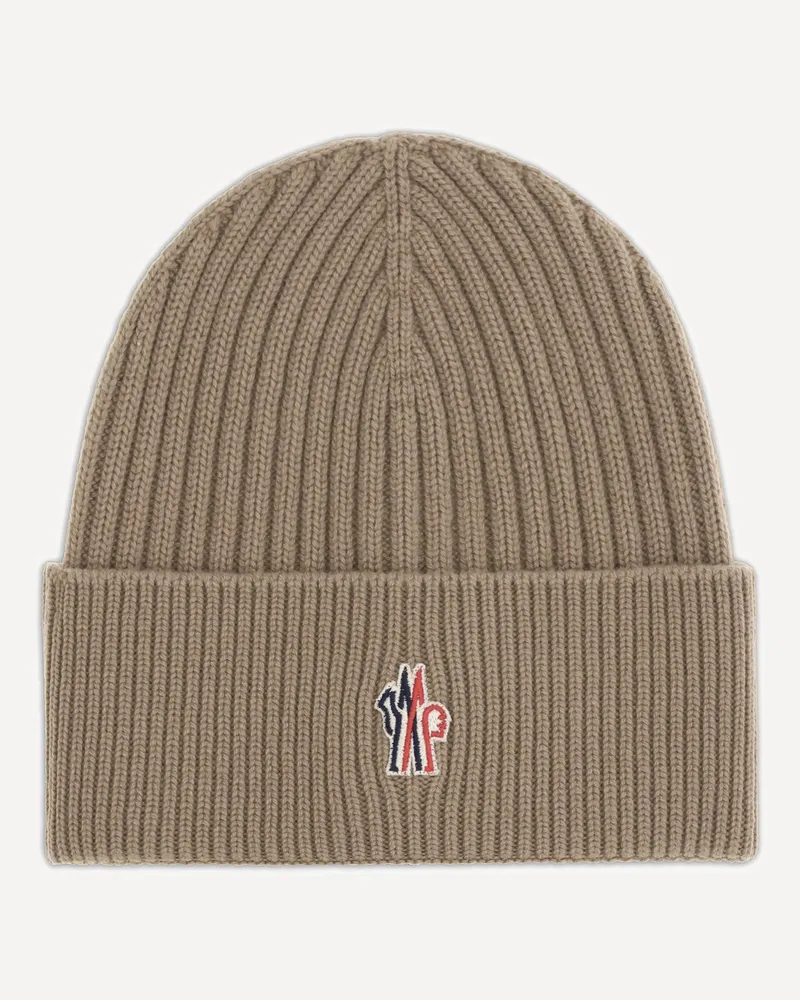 Moncler Beanie Hat Male Beige