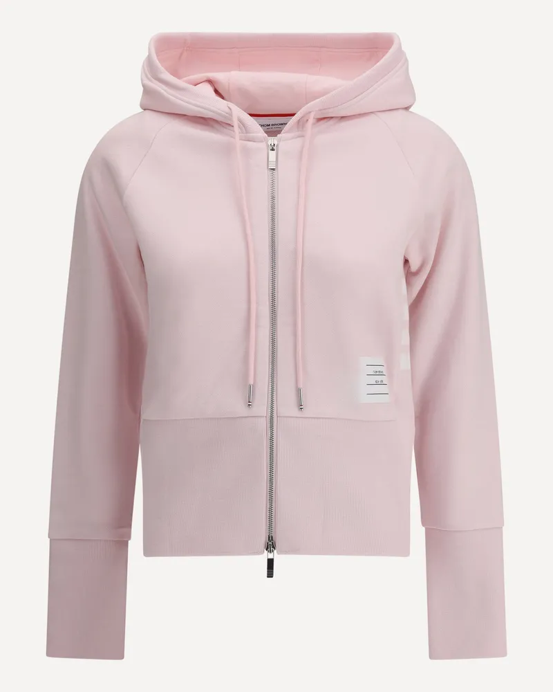 Thom Browne Logoed Hoodie Female Pink