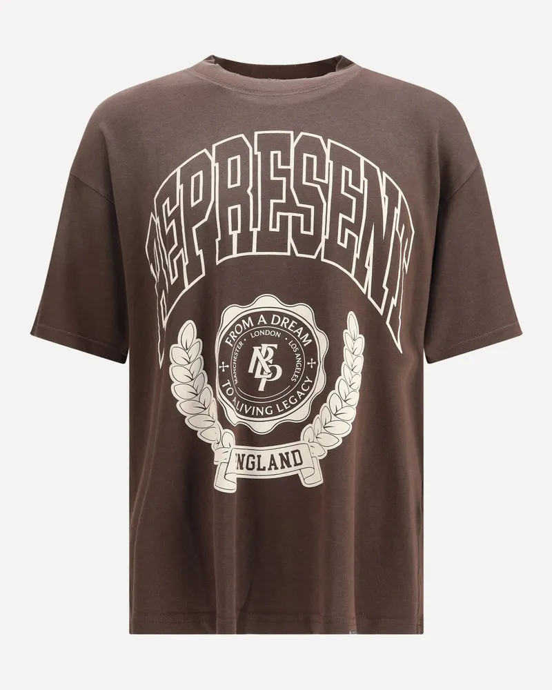 REPRESENT Legacy Crest T-shirt Male Brown