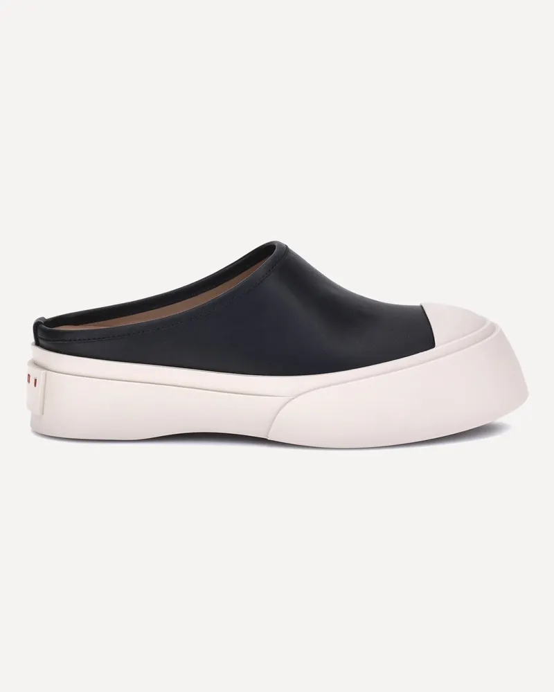 Marni Leather Mules Female Black