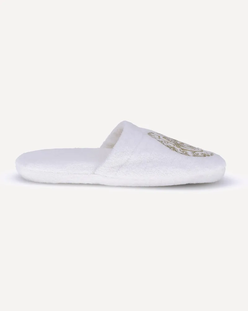 Versace Medusa Slippers unisex White
