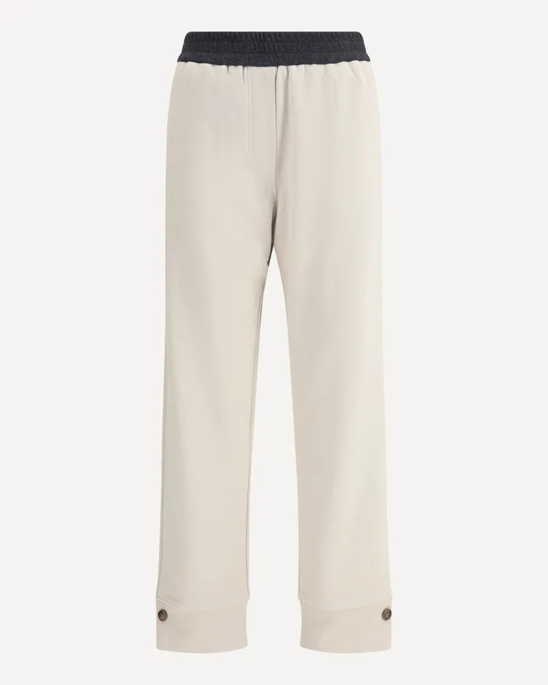 Brunello Cucinelli Smooth plush Pants Female Grey