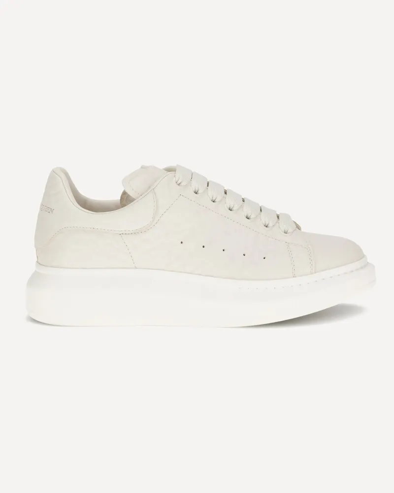 Alexander McQueen Leather Sneakers Male Cream