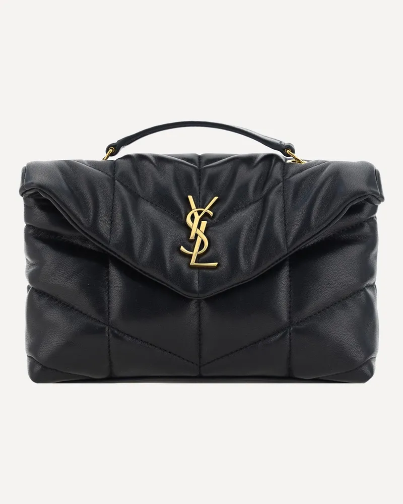 Saint Laurent Puffer Toy Shoulder Bag Female Black
