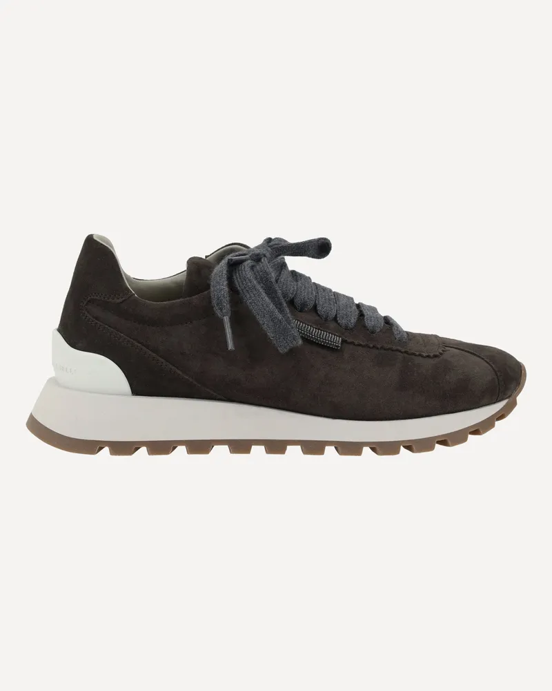Brunello Cucinelli Sneakers with iconic embellishments Female Black