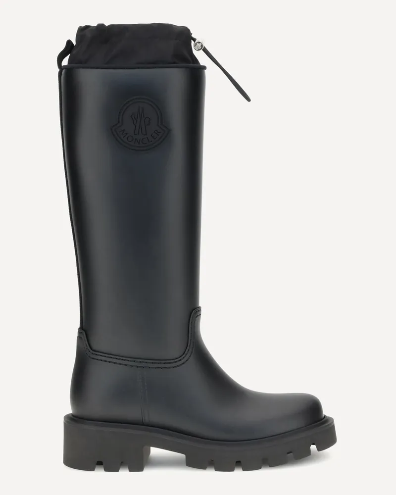 Moncler Kickstream High rain Boots Female Black