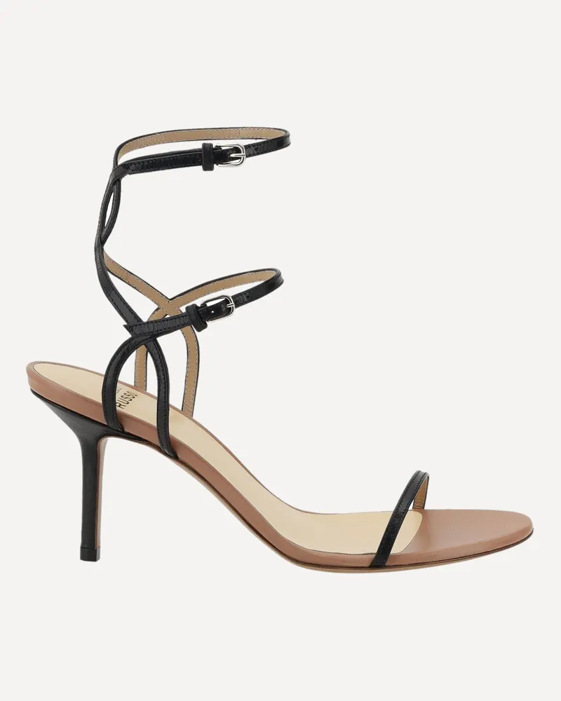 Francesco Russo Ankle strap sandals Female Black