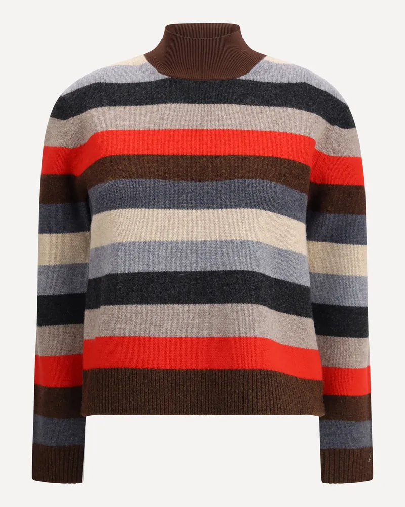 Tory Burch Merino Wool Turtleneck Sweater Female Multicolour