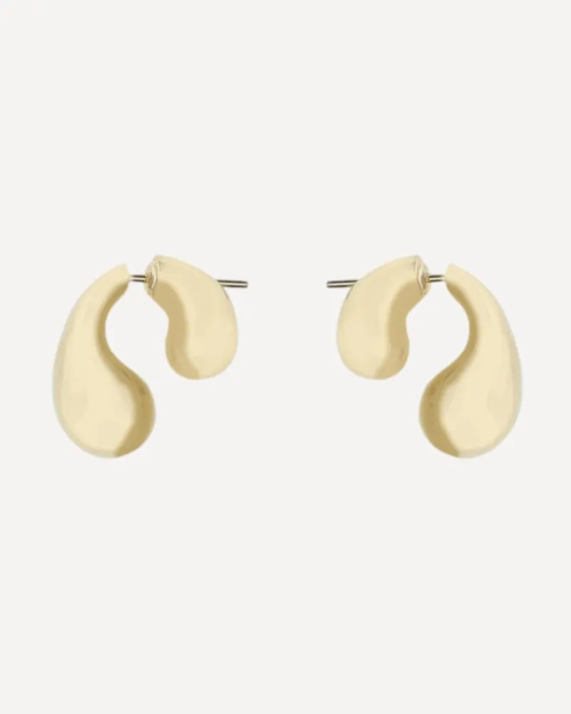 Bottega Veneta Teardrop Earrings Female Gold