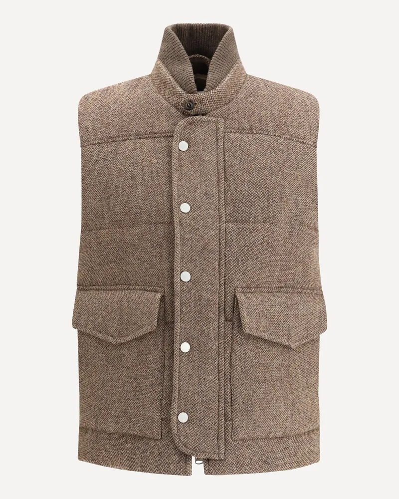 Valstar Padded wool Vest Male Beige