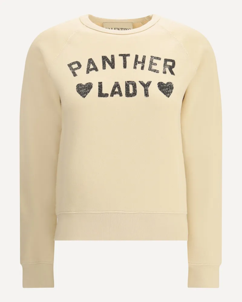 Valentino Garavani Panther Lady Sweatshirt Female Beige