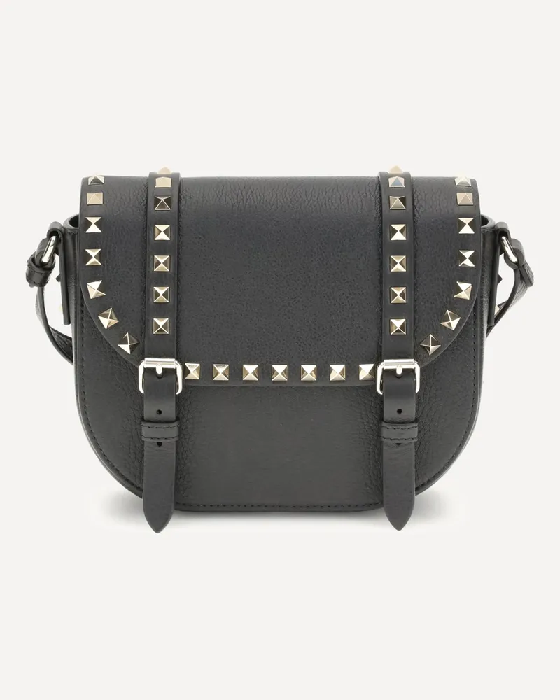 Valentino Garavani Rockstud small Messenger Shoulder Bag Female Beige