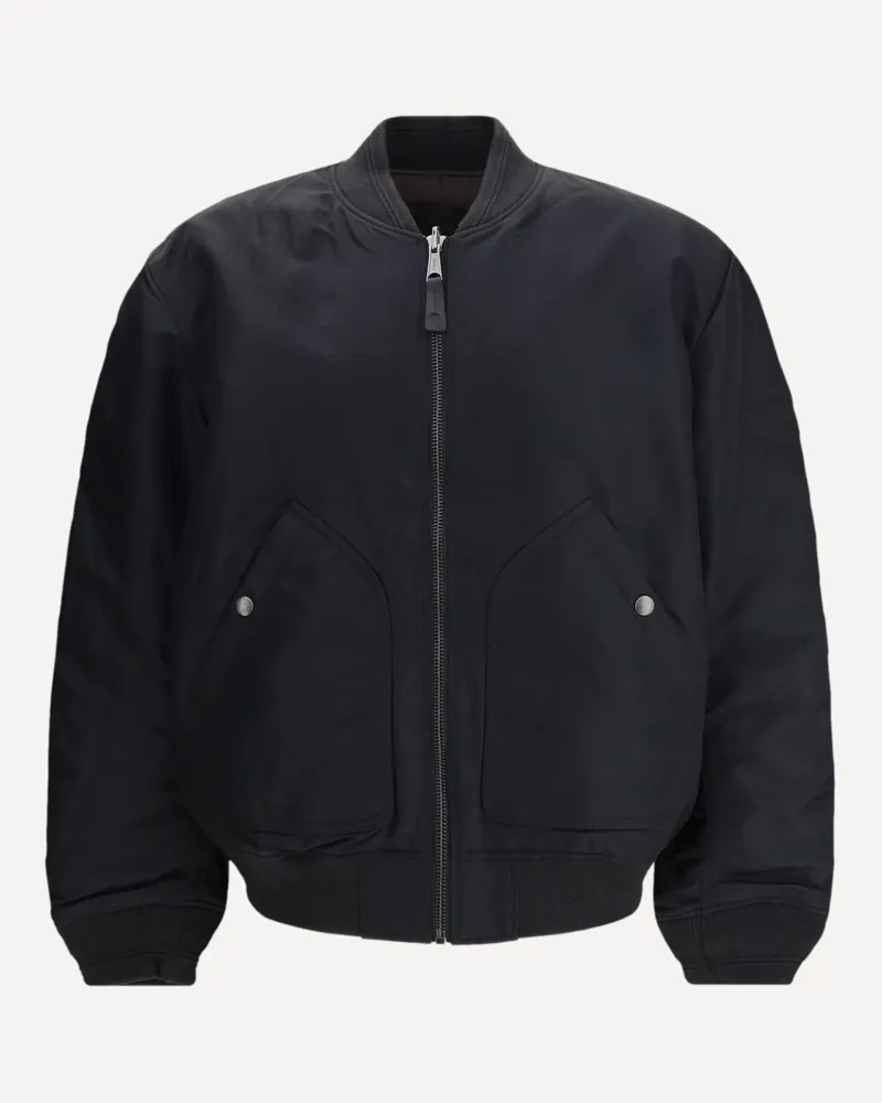 Diesel Reversible J-Held padded nylon Bomber Jacket Male Black