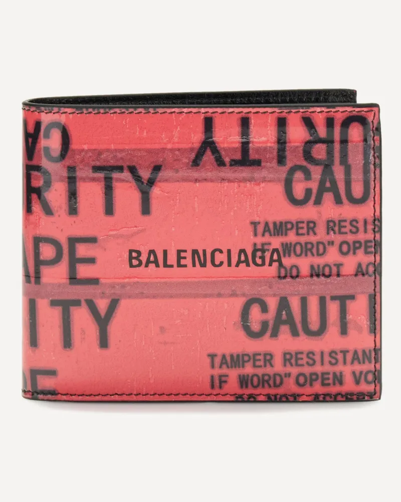 Balenciaga Fluo bifold Wallet Male Pink