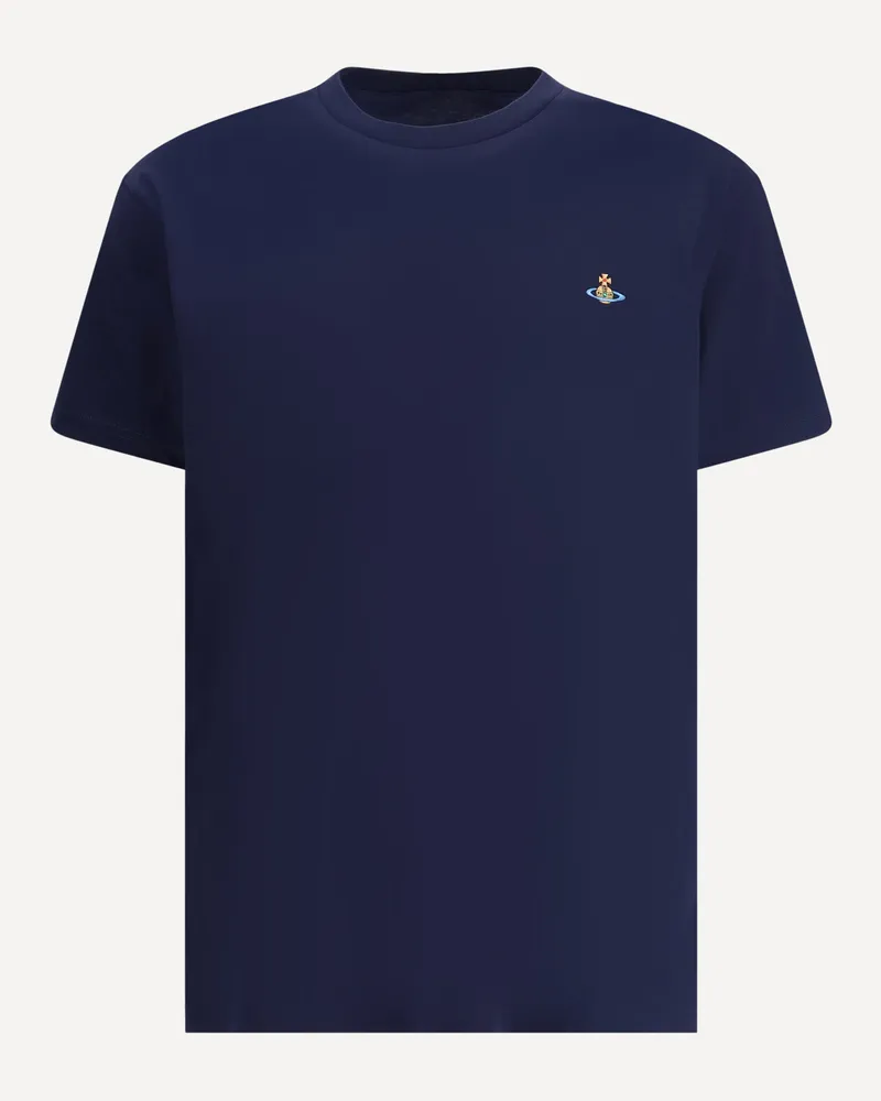Vivienne Westwood Orb logo T-Shirt Male Blue