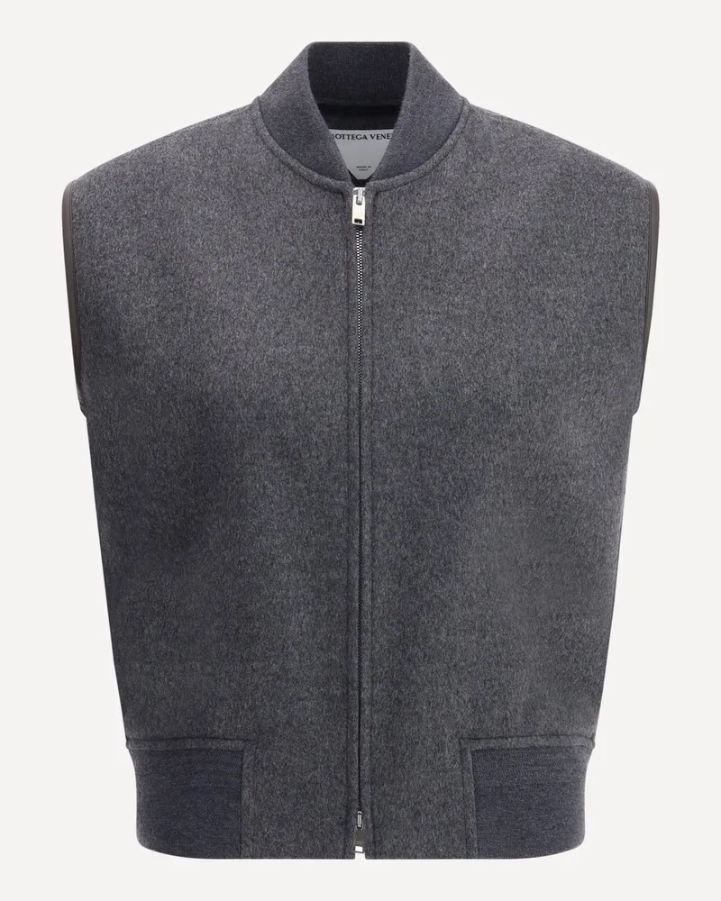 Bottega Veneta Wool double-faced Vest Female Grey
