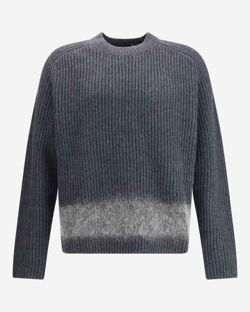Dsquared2 Ribbed wool Sweater Male Grey